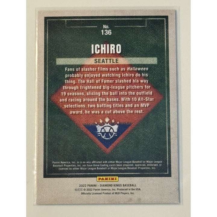 2022 Panini Diamond Kings Ichiro Suzuki baseball card Seattle Mariners