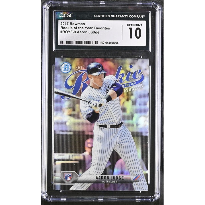 2017 - Bowman - MLB - New York Yankees - Aaron Judge - #ROYF-9 CGC 10 - Rookie