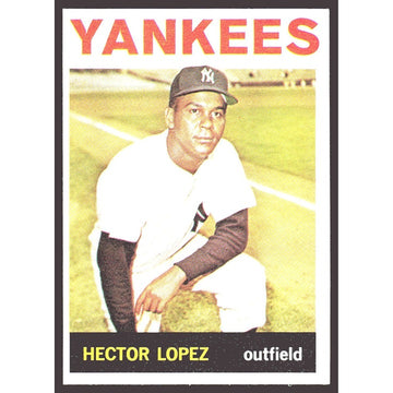 1964 Topps Baseball #325 Hector Lopez - MLB New York Yankees - VG- Very Good -EX