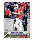 Drake Maye RC football card in New England Patriots uniform throwing pass Topps NOW