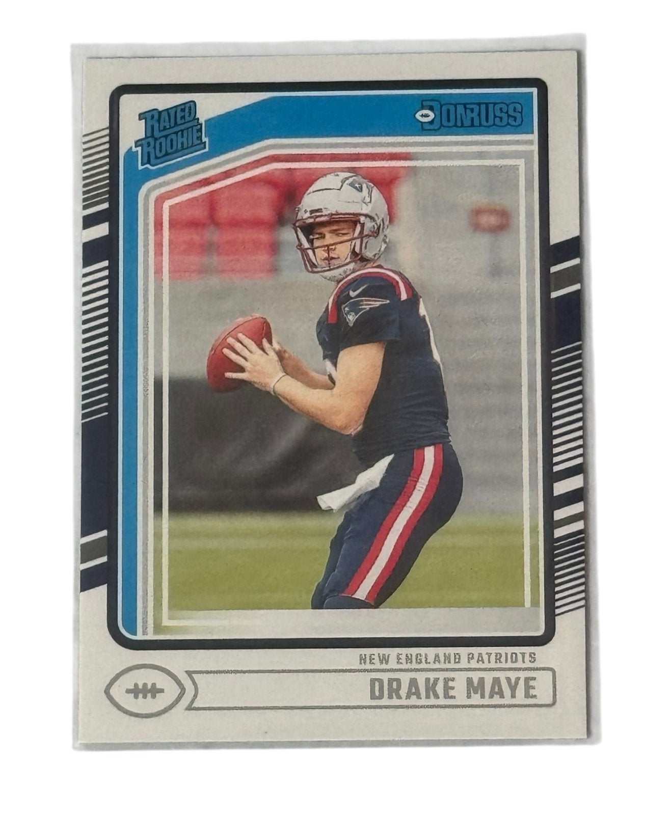 Drake Maye rookie football card New England Patriots Donruss Rated Rookie