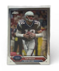 Tom Brady New England Patriots Topps Chrome football card