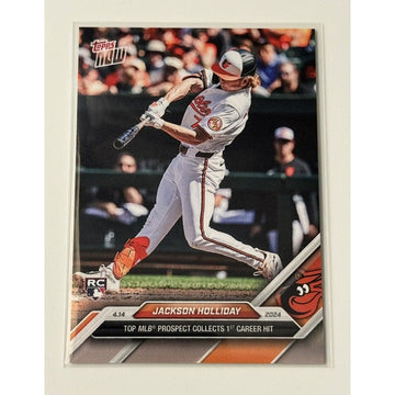 Low POP! Jackson Holliday RC* 2024 Topps Now 1st Career Hit - - MLB Orioles* #75
