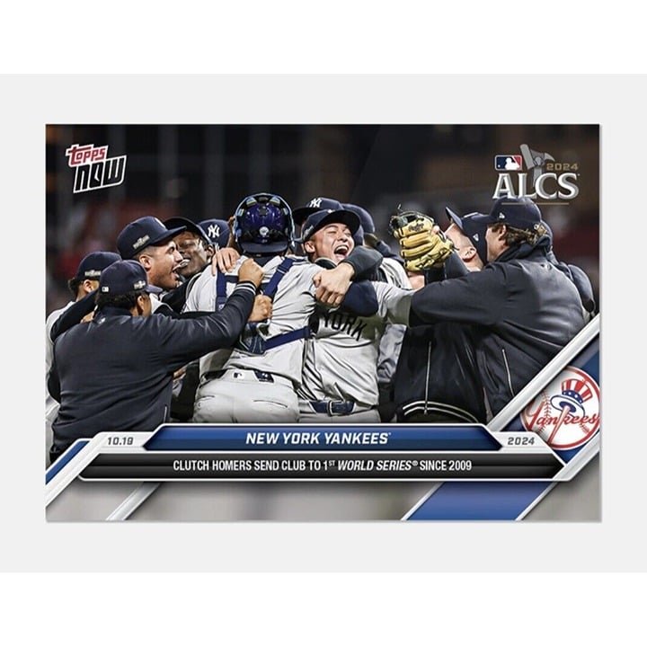 NY YANKEES* ALCS Champions - 1st World Series - 2009 2024 MLB Topps NOW® - READY
