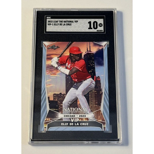 2023 Lead National Convention ELLY DE LA CRUZ VIP-1 VIP Cincinnati Reds - SGC 10