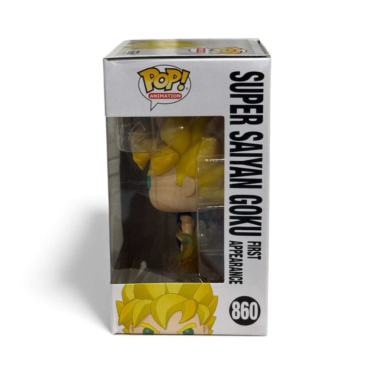 Funko Pop Animation Dragon Ball Z Super Saiyan Goku #860 collectible figure in sealed box