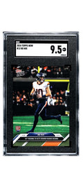 Bo Nix RC 2024 Topps NOW football card graded SGC 9.5 showcasing Denver Broncos rookie milestone