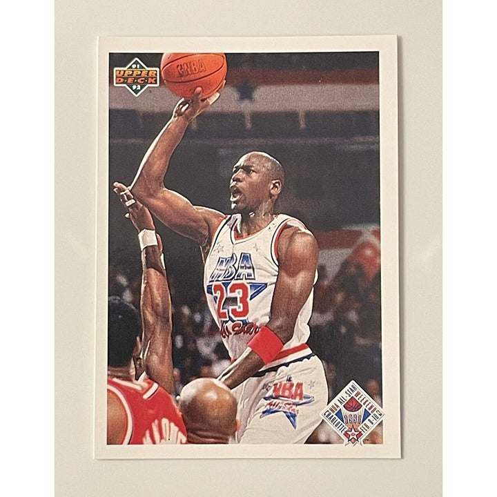 Michael Jordan 1991 Upper Deck All-Star Weekend Chicago Bulls basketball card #48