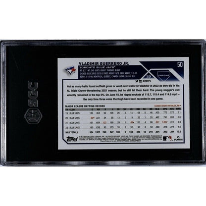 Vladimir Guerrero Jr. 2023 TOPPS CHROME Sephia REFRACTOR MLB Blue Jays - SGC 10*