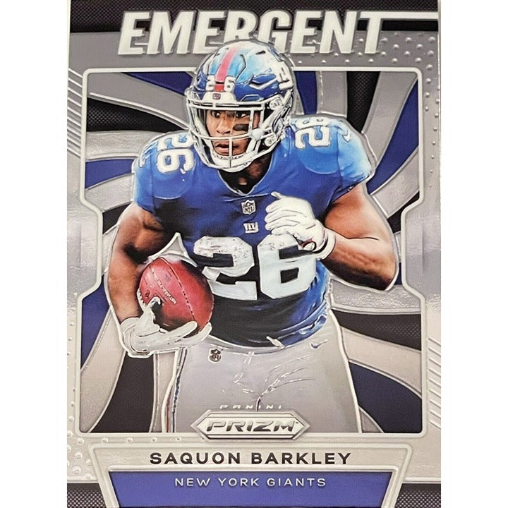 2019 Panini Prizm Saquon Barkley #E-SB - Emergent Insert - NFL New York Giants*