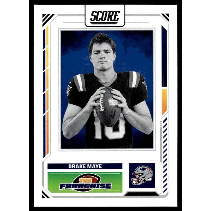 2025 NFL SCORE Panini Football Card Drake Maye New England Patriots 22 Near Mint