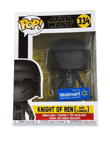 Funko Pop Star Wars Knight of Ren Arm Cannon Walmart Exclusive #334 collectible figure in sealed box