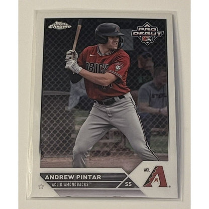 2023 Topps Pro Debut Chrome - Andrew Pintar RC #PDC-75 - MLB Rookie Diamondbacks
