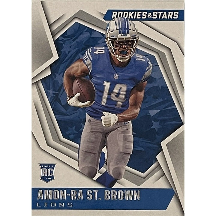2021 Panini Rookies & Stars Amon-Ra St. Brown* RC Card #128 - NFL Detroit Lions*