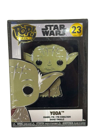 Funko Pop Pin Star Wars Yoda 23 enamel collectible pin Jedi Master vinyl display