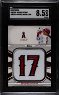 Shohei Ohtani 2022 Topps Jersey Number Medallion Card SGC 8.5 LA Angels/Dodgers