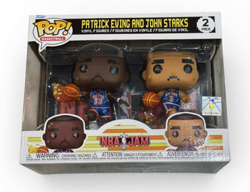 Funko Pop NBA Jam 2 pack Patrick Ewing and John Starks New York Knicks figures in original box