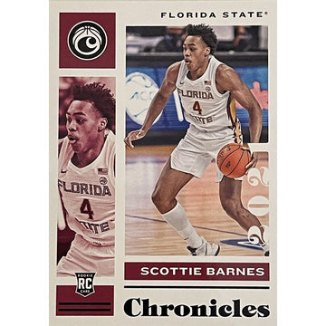 Scottie Barnes* RC 2021 Panini Chronicles #7 FSU/NBA - NBA Toronto Raptors Card*