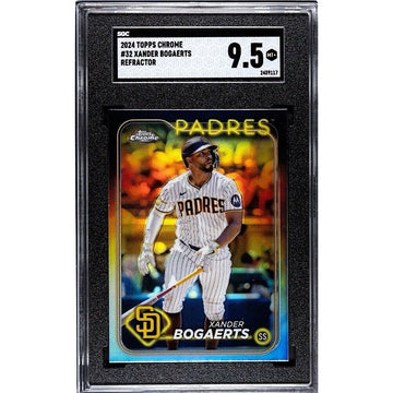 2024 Topps Chrome Baseball Xander Bogarts Refractor  32 Padres Baseball SGC 9.5*
