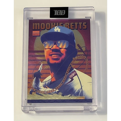 Topps Project 100 - MOOKIE BETTS #70 by Arno Kiss Edition - Foil  MLB LA Dodgers