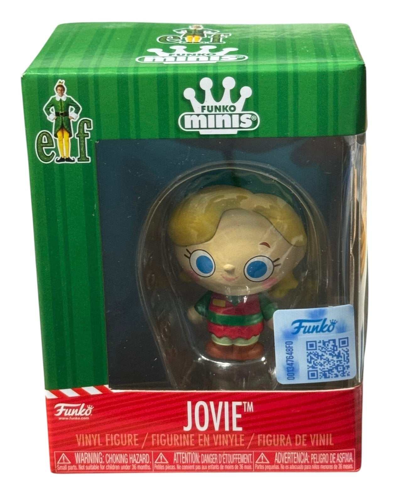 Funko Minis Elf Jovie vinyl figure sealed collectible from classic holiday movie