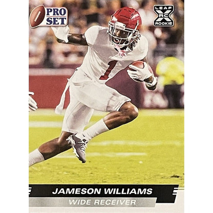 2022 NFL Pro Set Jameson Williams Rookie #PS-08 NFL Detroit Lions Football Card*