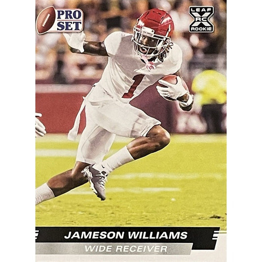2022 NFL Pro Set Jameson Williams Rookie #PS-08 NFL Detroit Lions Football Card*
