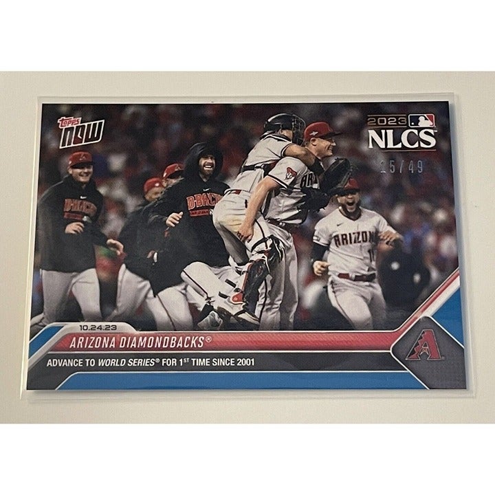 Arizona Diamondbacks 25/49 Advance World Series 2023 MLB TOPPS NOW - Card #1044*