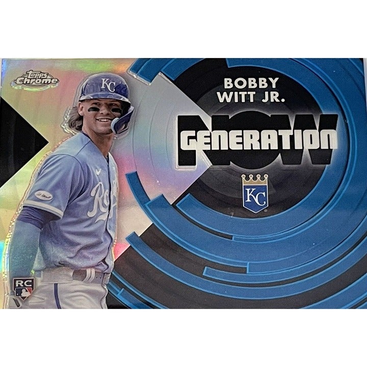 2022 Topps Chrome Update Bobby Witt Jr. RC #23 Generation Now Royals Rookie MINT