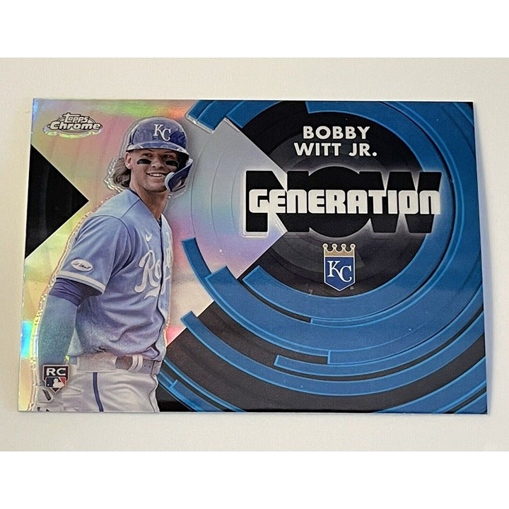 2022 Topps Chrome Update Bobby Witt Jr. RC #23 Generation Now Royals Rookie MINT
