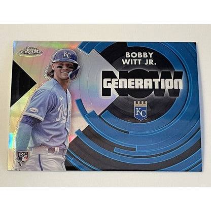 2022 Topps Chrome Update Bobby Witt Jr. RC #23 Generation Now Royals Rookie MINT