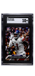 Malik Nabers RC 2024 Topps NOW NFL New York Giants rookie card SGC 10 gem mint