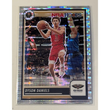 Dyson Daniels 2023-24 Hoops Premium Stock Silver Prizm Card No. 224 NBA Pelicans