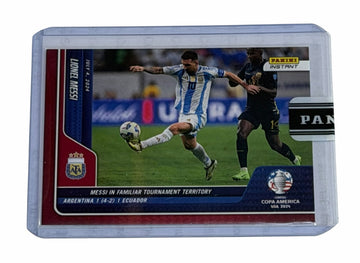 Lionel Messi 2024 Panini Instant Copa America #31 Red 15/25 Sealed