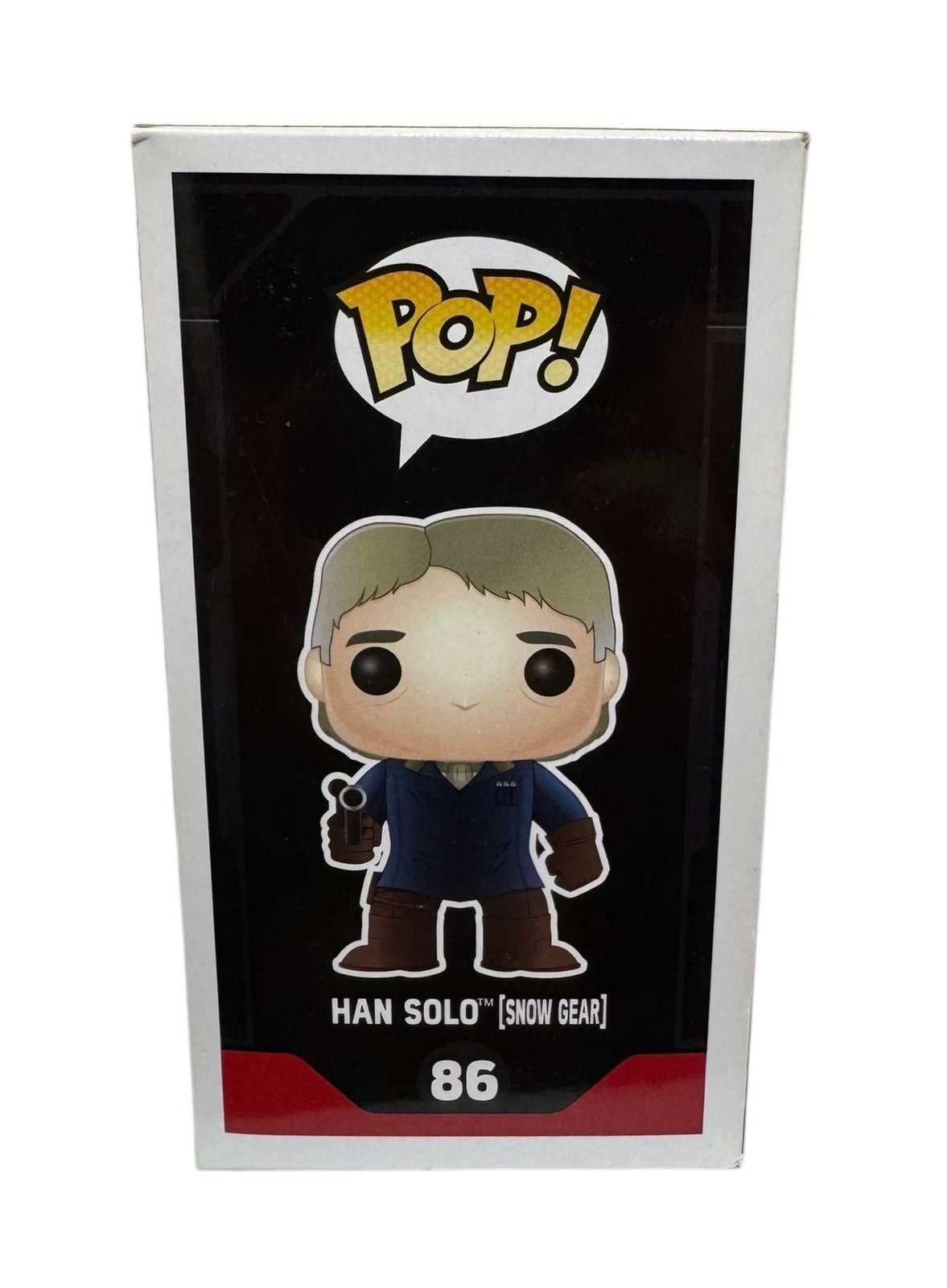 Funko Pop Star Wars Han Solo Snow Gear figure in original packaging