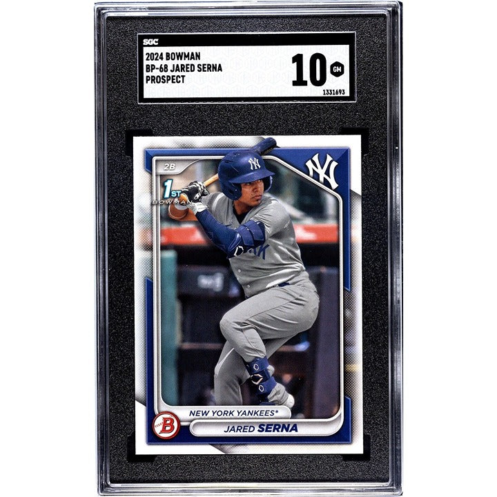 Jared Serna RC 2024 1st Bowman - MLB New York Yankees Rookie - Base Card #BCP-68