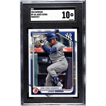 Jared Serna RC 2024 1st Bowman - MLB New York Yankees Rookie - Base Card #BCP-68