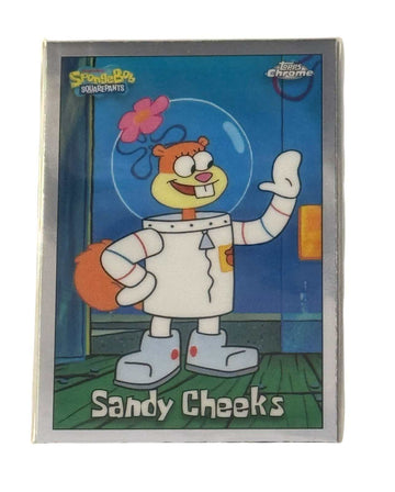 2025 Topps Chrome SpongeBob Sandy Cheeks card #27 near mint condition