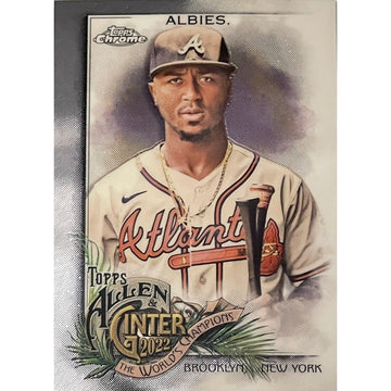 2022 Topps Allen & Ginter Chrome - Ozzie Albies* Card #113 - MLB Atlanta Braves*