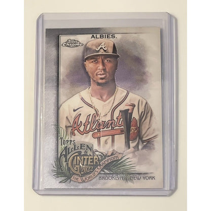 2022 Topps Allen & Ginter Chrome - Ozzie Albies* Card #113 - MLB Atlanta Braves*