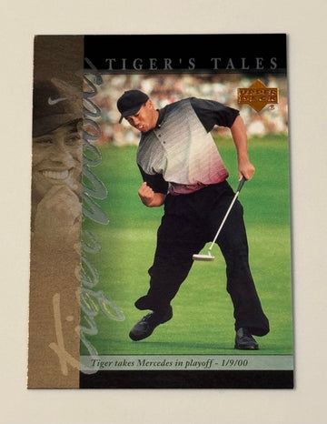 2001 Upper Deck Tiger Woods* RC Tiger's Tales Rookie #TT21 - PGA Tour Golf Card*