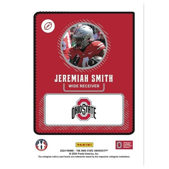 2024 Jeremiah Smith RC* Panini College Football NIL 103 - NCAA Ohio State Rookie