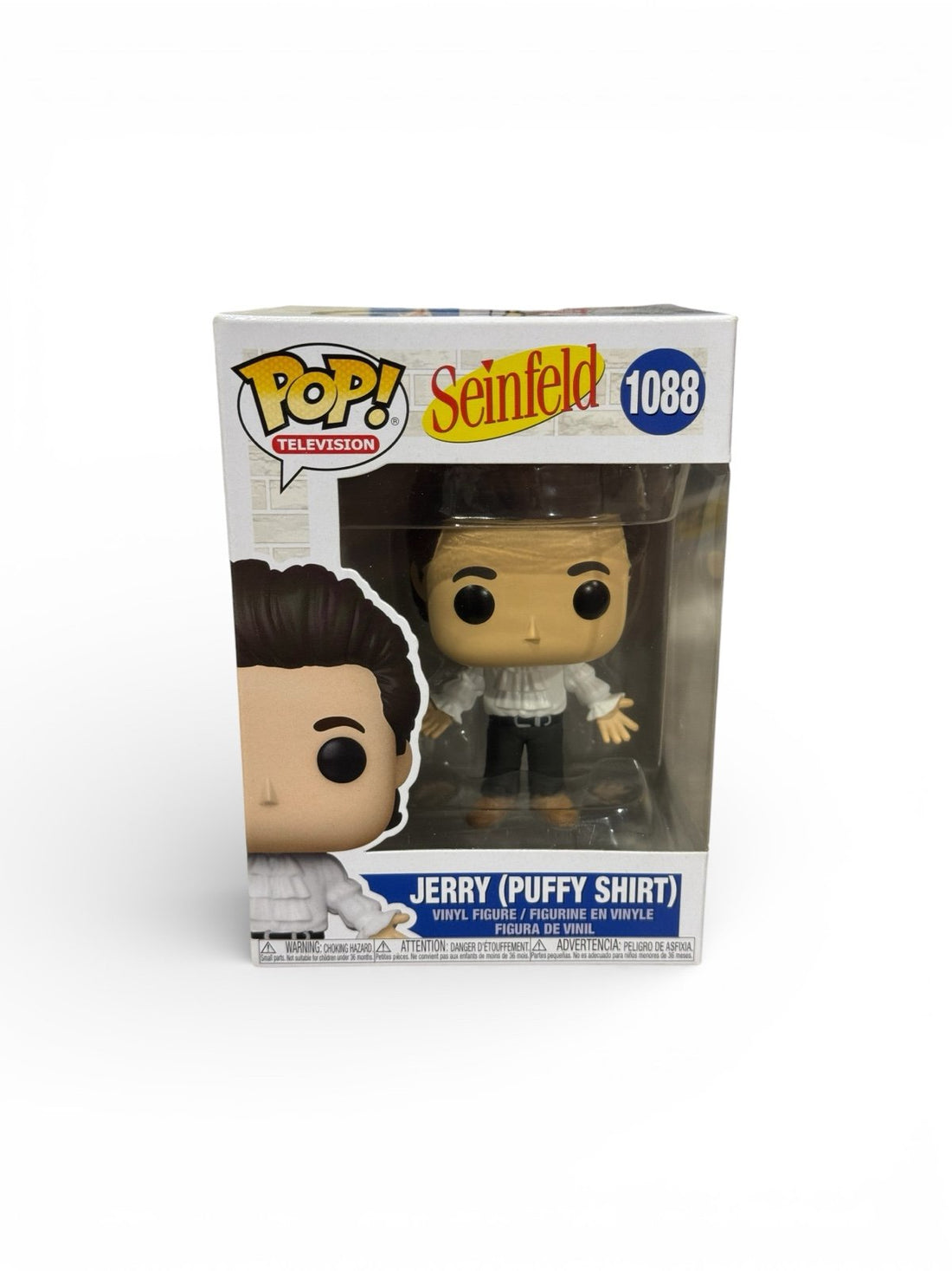 Jerry Seinfeld Puffy Shirt Funko Pop vinyl figure from Seinfeld TV series in original packaging