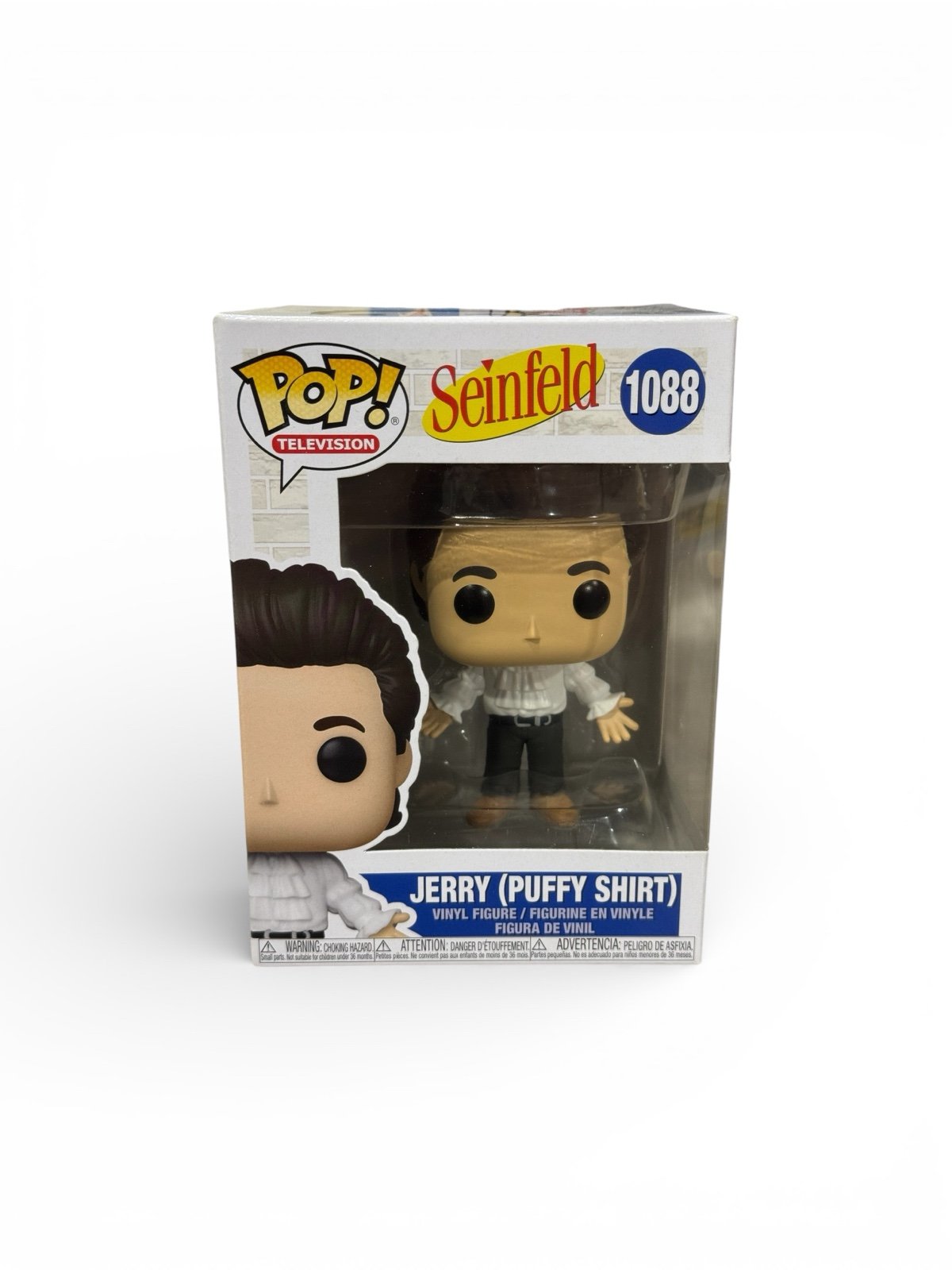 Jerry Seinfeld Puffy Shirt Funko Pop vinyl figure from Seinfeld TV series in original packaging