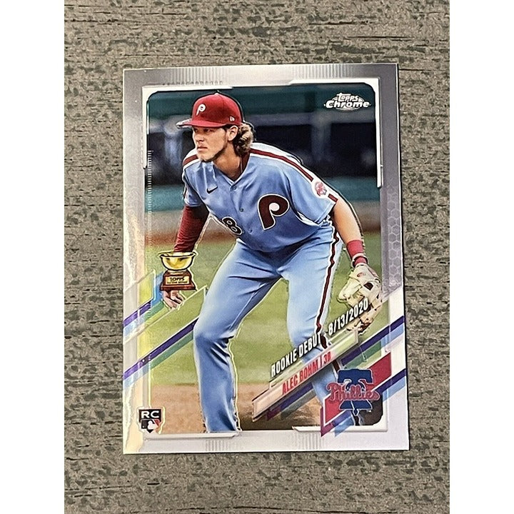 2021 Topps Chrome Update Alec Bohm RC Rookie Debut #USC17 Philadelphia Phillies*