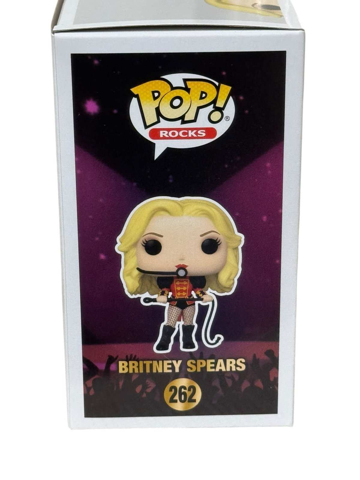 Funko Pop Britney Spears 262 vinyl figure in Circus tour outfit from Pop Rocks series