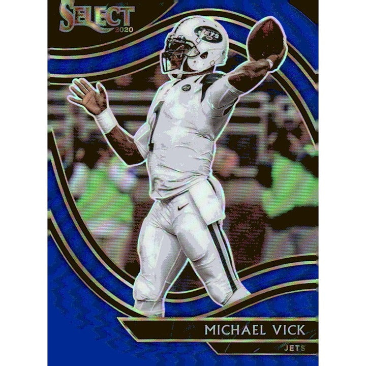 Michael Vick 2020 Panini Select Field Level Silver NFL Jets/ATL Falcons Card 317