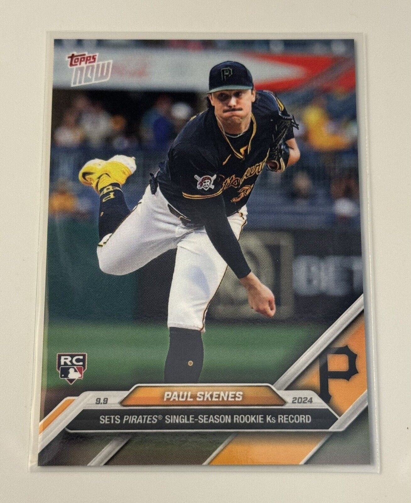 2024 Topps Now Paul Skenes RC Sets Pirates Rookie Strikeout Record #667 IN HAND!