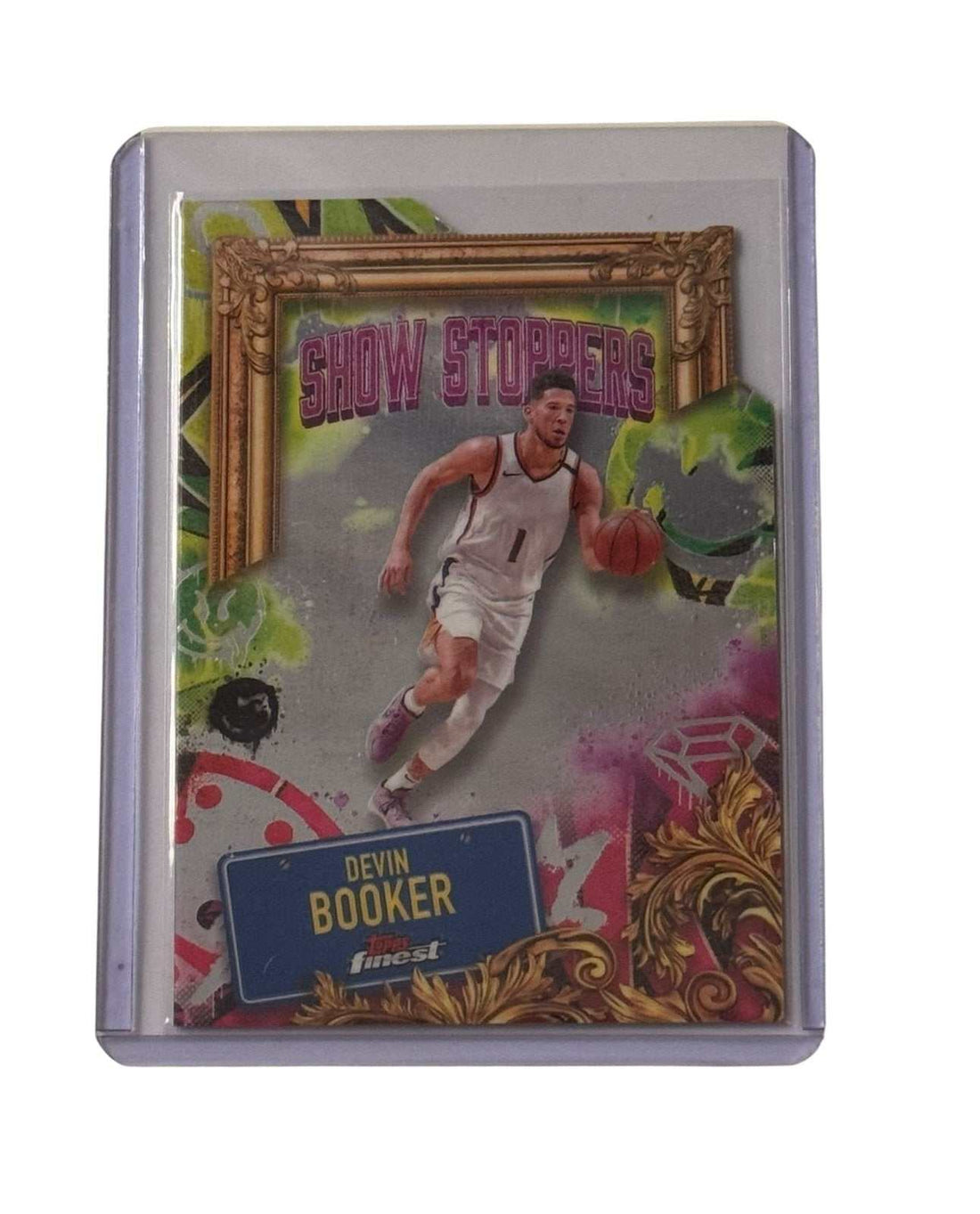 Devin Booker Topps Devin Booker 2024 25 Topps Finest Show Stoppers Insert S5 NBA Phoenix Suns