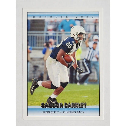 2022 Panini Donruss Draft Picks Saquon Barkley #13 - Penn State/NFL NY Giants FB